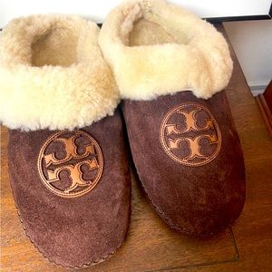 Tory Burch Brown Slippers Size 8